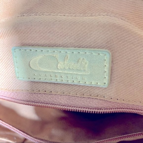 Cabrelli Vintage Tapestry Style Hand Bag Earth Tone Golden Wooden - Picture 7 of 10